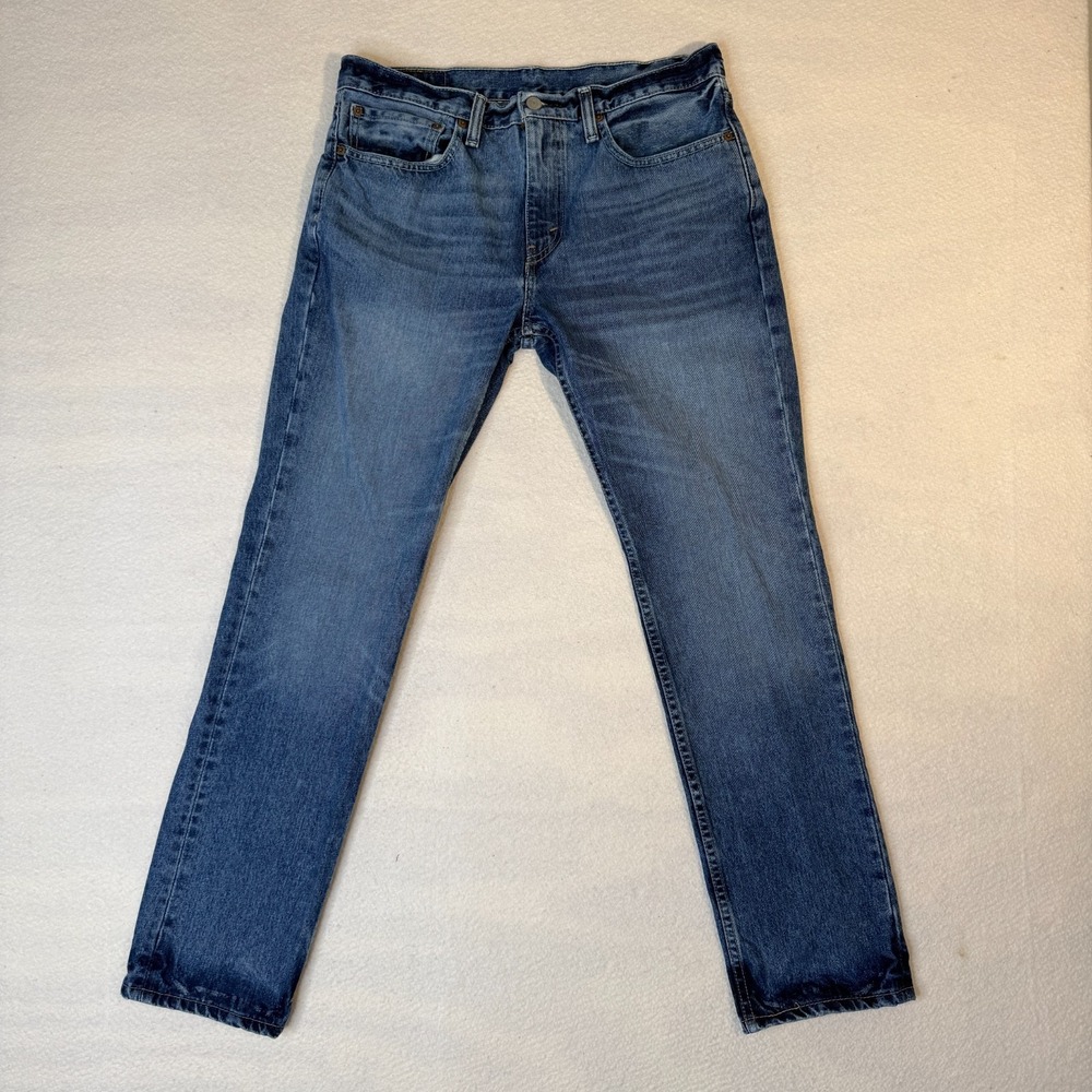 Levi's 511 Slim Fit Jeans Mens 34x32 Blue Denim Stretch Pants Modern Cut